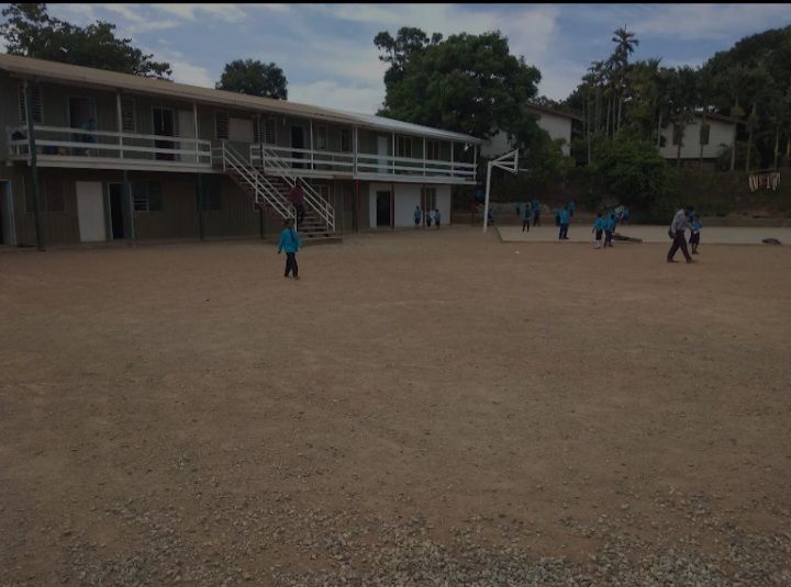 Students at Port Moresby Christian Academy on campus in Gerehu Stage 6